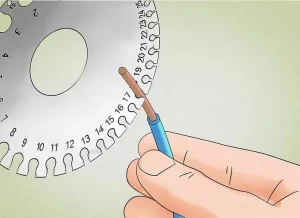Measuring the diameter of circular solid wires