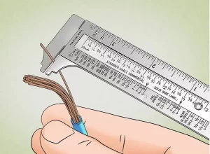 Measuring the diameter of stranded wires