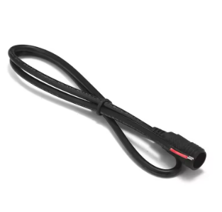 Câble d'alimentation CC étanche femelle noir 60 cm 5.5 m 2.1 mm 2