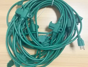 Green Christmas Tree Extension Cords