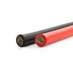 Two 6AWG Red and Black Silicone Cable Wire