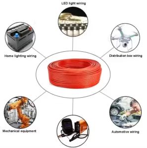Applications of 6AWG RED Black 16mm² high temperature silicone cable