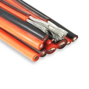 Black-Red 2 Pin Parallel Silicon Wire Cable product picture